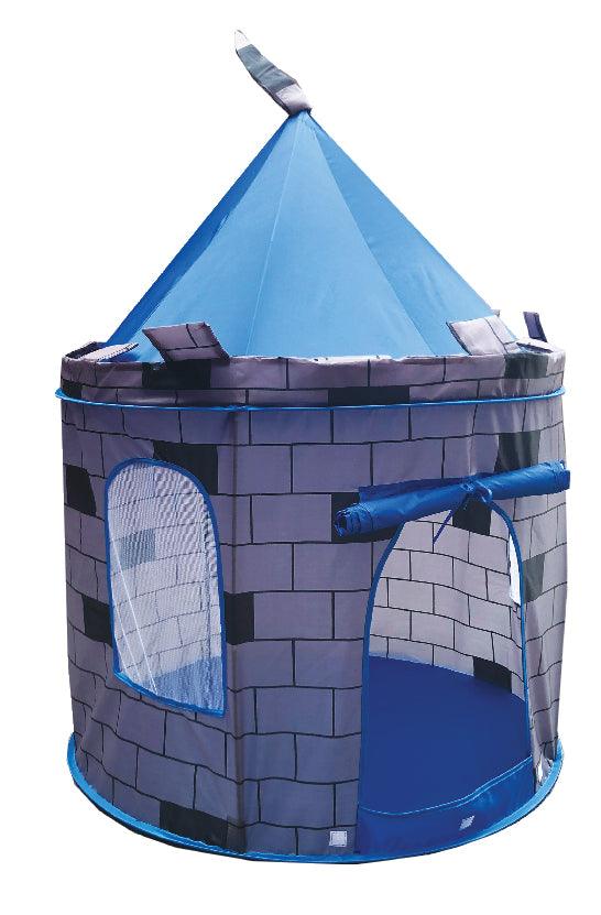 אוהל טירה כחול +65 כדורים - צעצועים ילדים ודרקונים