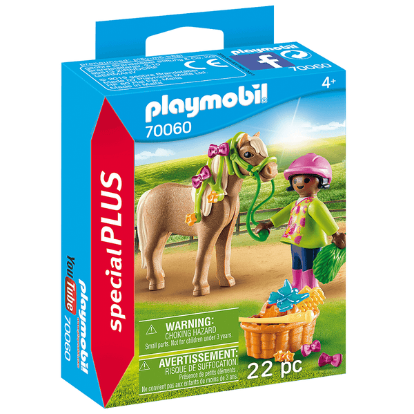 פליימוביל 70060 ילדה ופוני - Playmobil - צעצועים ילדים ודרקונים