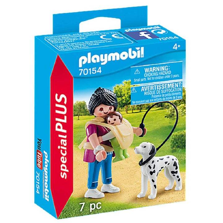 פליימוביל 70154 אמא ותינוק במנשא - Playmobil - צעצועים ילדים ודרקונים