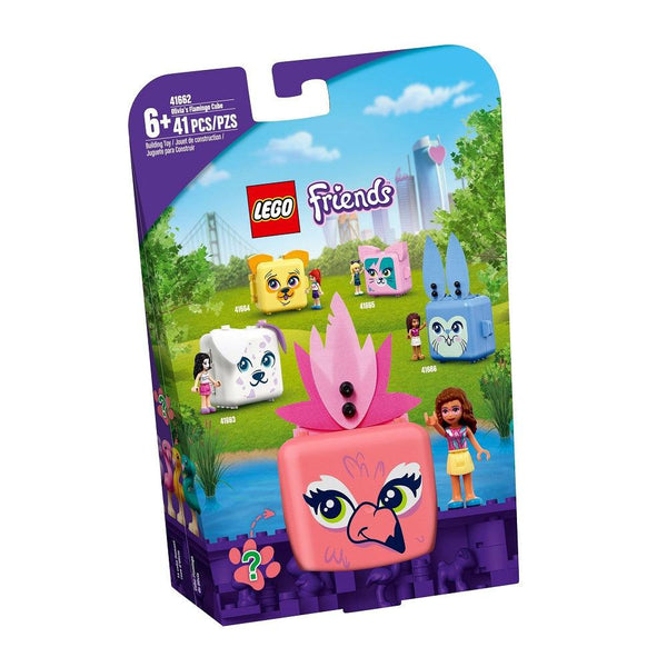 לגו חברות 41662 קוביית הפלמינגו של אוליביה - Lego Friends 41662 Olivia's Flamingo Cube - צעצועים ילדים ודרקונים