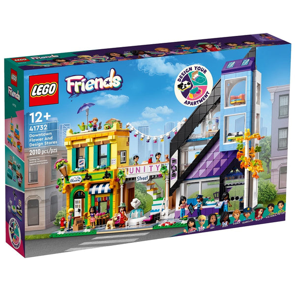 לגו חברות 41732 חנויות פרחים ועיצוב (Lego Friends 41732 Downtown Flower and Design Stores)