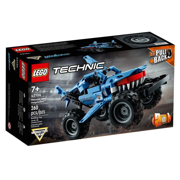 לגו 42134 משאית מפלצתית המגלודון טכניק (LEGO 42134 Monster Jam Megalodon Technic) - צעצועים ילדים ודרקונים