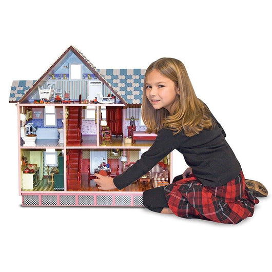 בית בובות ויקטוריאני ענק Melissa and Doug - צעצועים ילדים ודרקונים