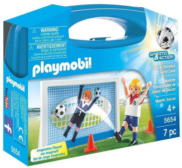 Playmobil 5654 - פליימוביל 5654 מזוודת משחק כדורגל - צעצועים ילדים ודרקונים