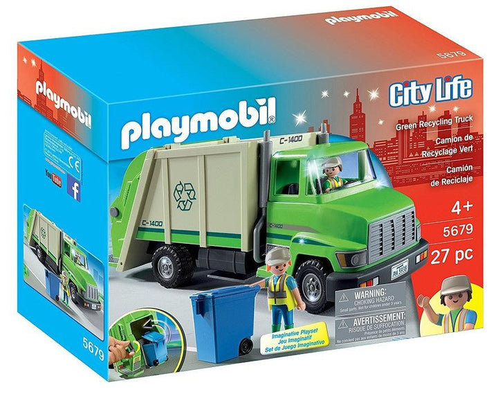 פליימוביל 5679 משאית זבל - playmobil 5679 - צעצועים ילדים ודרקונים