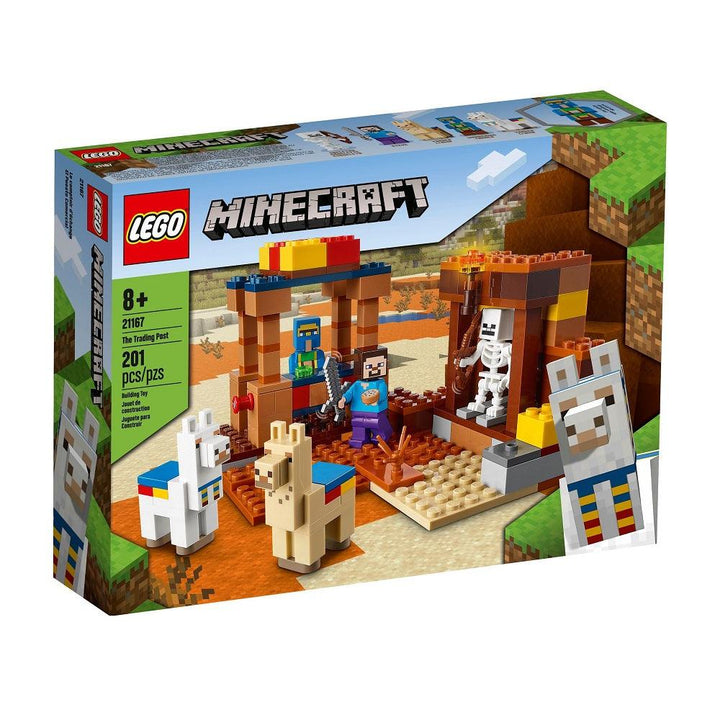 לגו 21167 מיינקראפט - LEGO 21167 The Trading Post - צעצועים ילדים ודרקונים