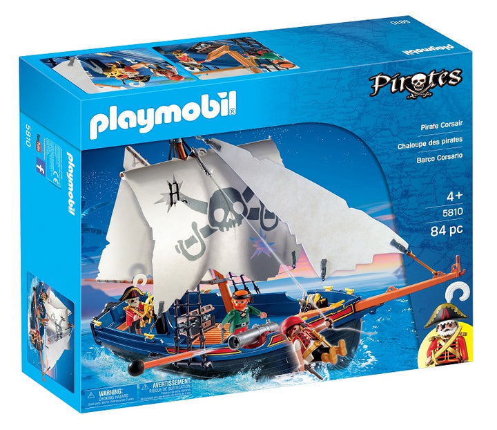 Playmobil 5810 - פליימוביל 5810 ספינת פיראטים - צעצועים ילדים ודרקונים
