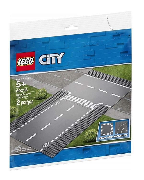 לגו 60236 צומת T - Lego 60236 Straight and T-junction City - צעצועים ילדים ודרקונים