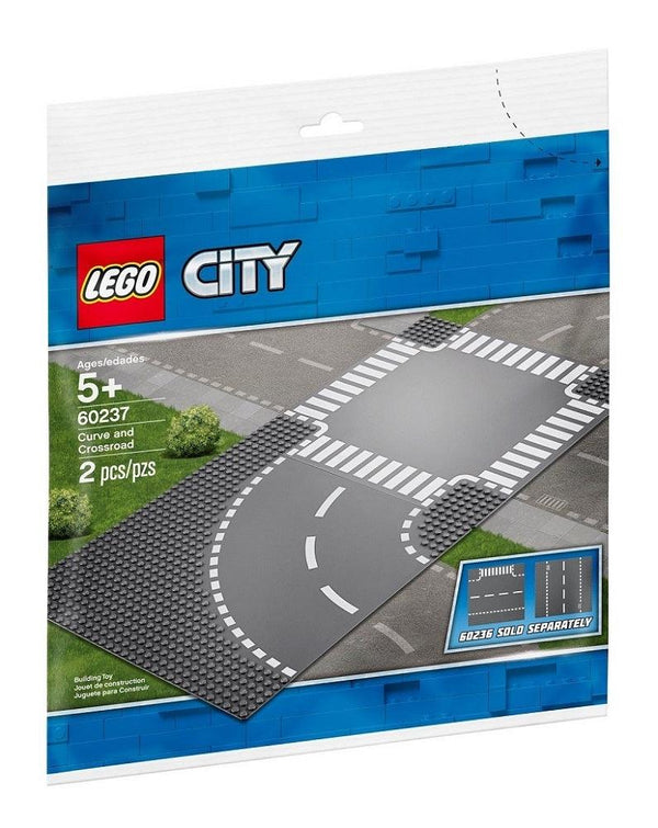 לגו 60237 כביש מתעקל (Lego 60237 Curve and Crossroad City) - צעצועים ילדים ודרקונים