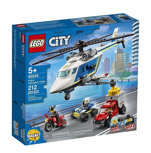 לגו 60243 הליקופטר משטרה - Lego 60243 Police Helicopter Chase City - צעצועים ילדים ודרקונים