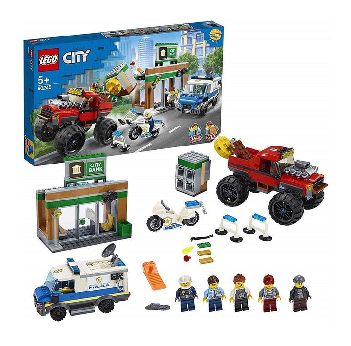 לגו 60245 משאית משטרתית - Lego 60245 Police Monster Truck Heist City - צעצועים ילדים ודרקונים