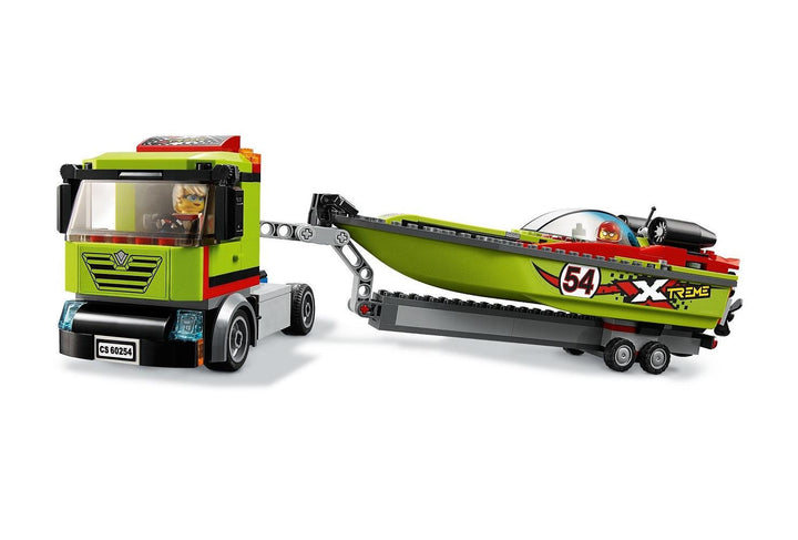 לגו 60254 סירת מירוץ - Lego 60254 Race Boat Transporter City - צעצועים ילדים ודרקונים