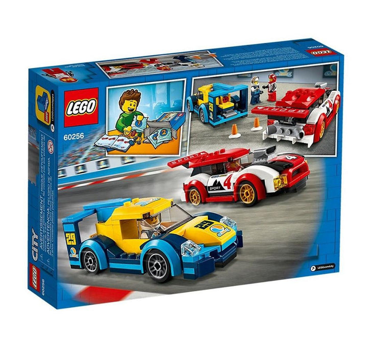 לגו 60256 מכוניות מירוץ - Lego 60256 Racing Cars City - צעצועים ילדים ודרקונים