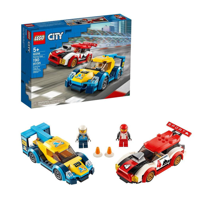 לגו 60256 מכוניות מירוץ - Lego 60256 Racing Cars City - צעצועים ילדים ודרקונים