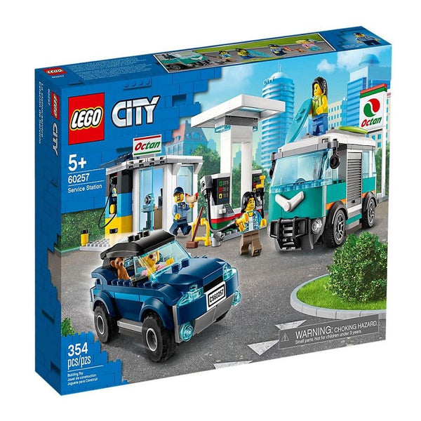 לגו 60257 תחנת שירות - Lego 60257 Service Station City - צעצועים ילדים ודרקונים