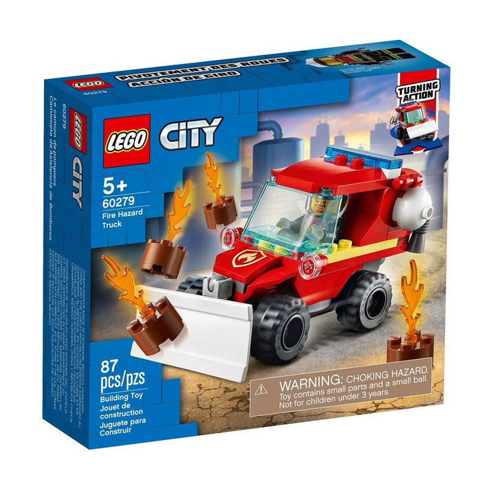 לגו 60279 כבאית מפלסת (LEGO 60279 Fire Hazard Truck) - צעצועים ילדים ודרקונים