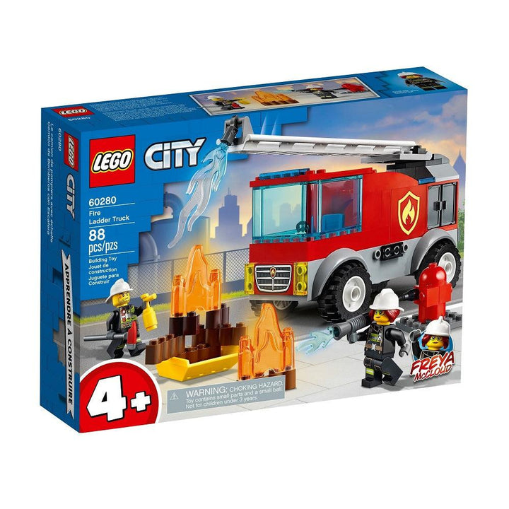 לגו 60280 כבאית עם סולם (LEGO 60280 Fire Ladder Truck) - צעצועים ילדים ודרקונים