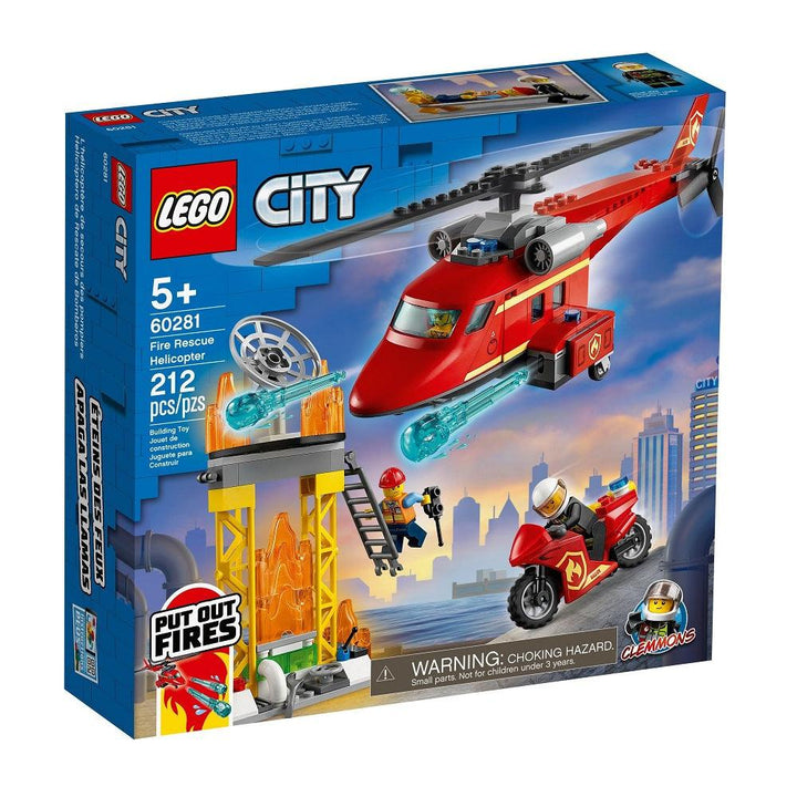 לגו 60281 מסוק חילוץ של מכבי האש (LEGO 60281 Fire Rescue Helicopter) - צעצועים ילדים ודרקונים