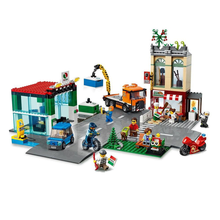 לגו סיטי 60292 מרכז העיר - LEGO 60292 Town Center (City) - צעצועים ילדים ודרקונים