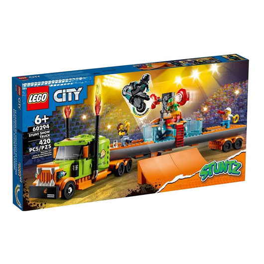 לגו סיטי 60294 משאית במופע פעלולים (LEGO City 60294 Stunt Show Truck) - צעצועים ילדים ודרקונים