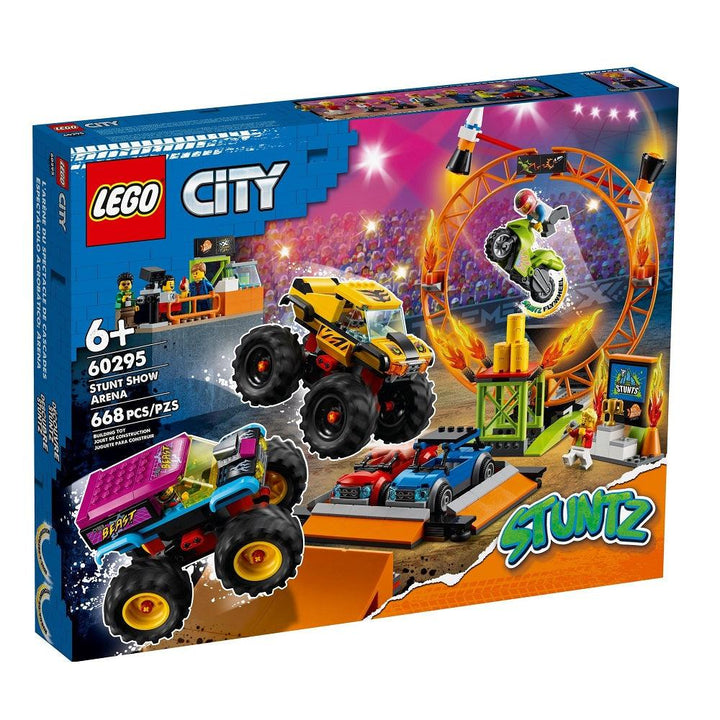 לגו סיטי 60295 זירת מופע הפעלולים (LEGO City 60295 Stunt Show Arena) - צעצועים ילדים ודרקונים