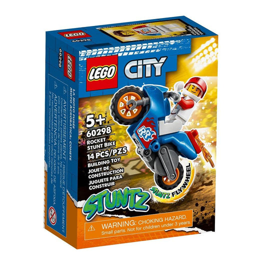 לגו סיטי 60298 אופנוע פעלולי טיל (LEGO City 60298 Rocket Stunt Bike) - צעצועים ילדים ודרקונים