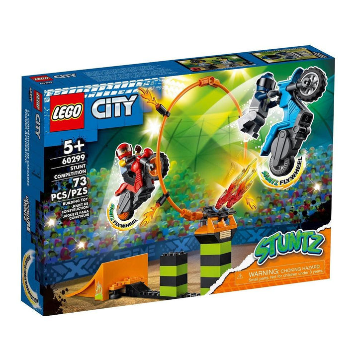 לגו סיטי 60299 תחרות פעלולים (LEGO City 60299 Stunt Competition) - צעצועים ילדים ודרקונים