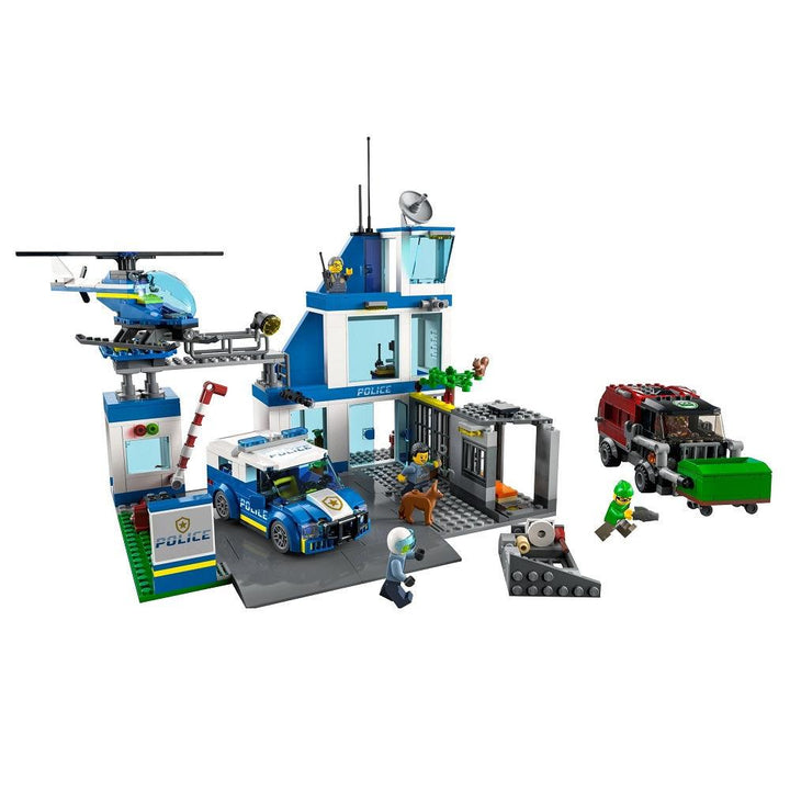לגו סיטי 60316 תחנת משטרה (LEGO City 60316 Police Station) - צעצועים ילדים ודרקונים