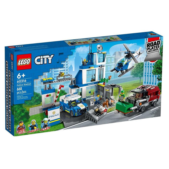 לגו סיטי 60316 תחנת משטרה (LEGO City 60316 Police Station) - צעצועים ילדים ודרקונים