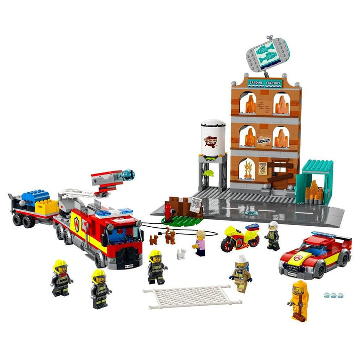 לגו סיטי 60321 מכבי אש (LEGO City 60321 Fire Brigade) - צעצועים ילדים ודרקונים