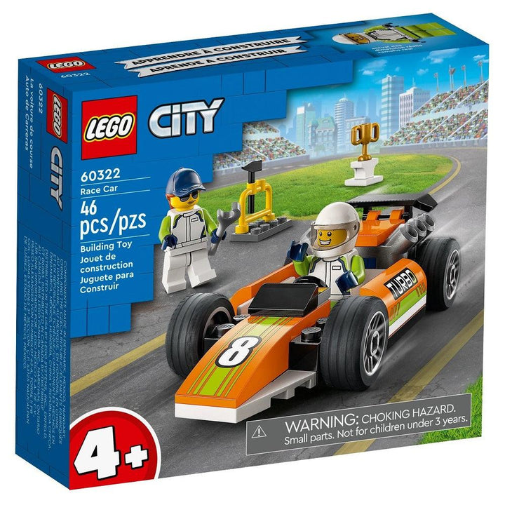 לגו סיטי 60322 מכונית מירוץ (LEGO City 60322 Race Car) - צעצועים ילדים ודרקונים