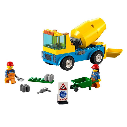 לגו סיטי 60325 מערבל בטון (LEGO City 60325 Cement Mixer Truck) - צעצועים ילדים ודרקונים