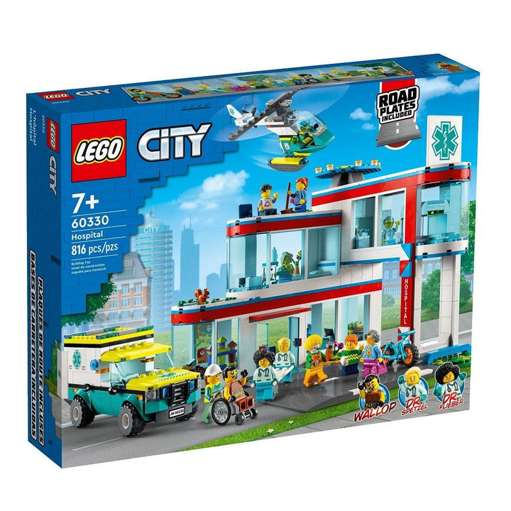 לגו סיטי 60330 בית חולים (LEGO City 60330 Hospital) - צעצועים ילדים ודרקונים