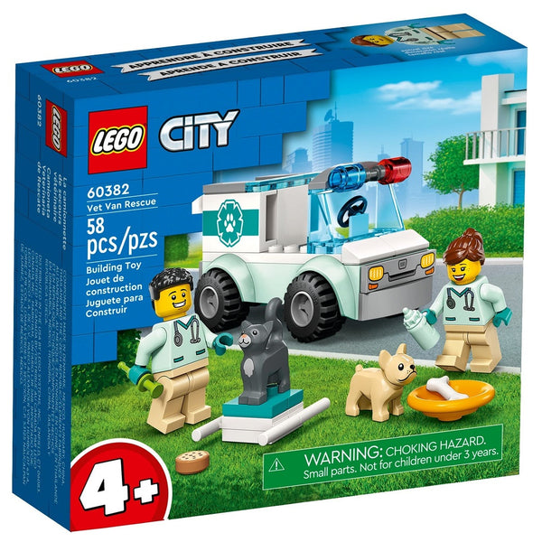 לגו סיטי רכב להצלת חיות מחמד (LEGO 60382 Fire Rescue Boat)