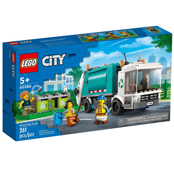 לגו סיטי משאית מיחזור (LEGO 60386 Recycling Truck)