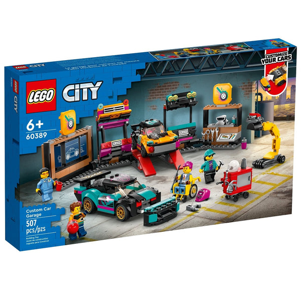 לגו סיטי מוסך למכוניות מעוצבות (LEGO 60389 Custom Car Garage)