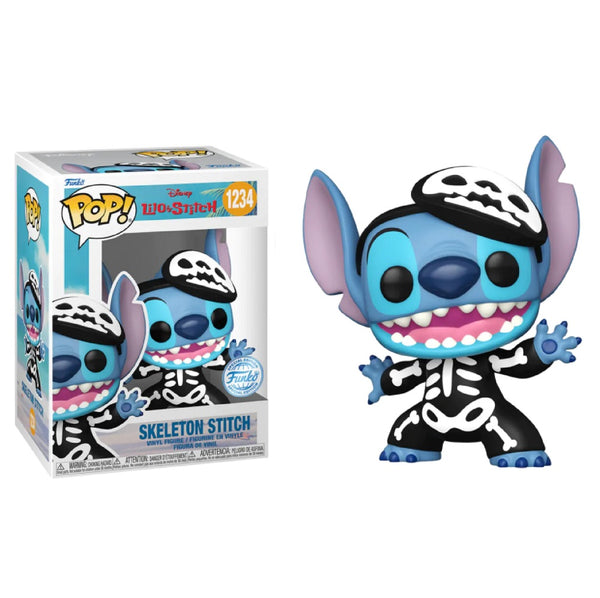 בובת פופ סטיץ' בתחפושת - Funko Pop 1234 Skeleton Stitch Special Edition