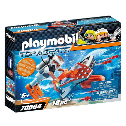 פלימוביל 70004 סוכנים חשאיים צוללת כנף - Playmobil - צעצועים ילדים ודרקונים