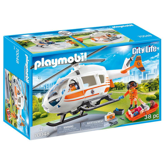 פליימוביל 70048 מסוק חילוץ - Playmobil 70048 - צעצועים ילדים ודרקונים