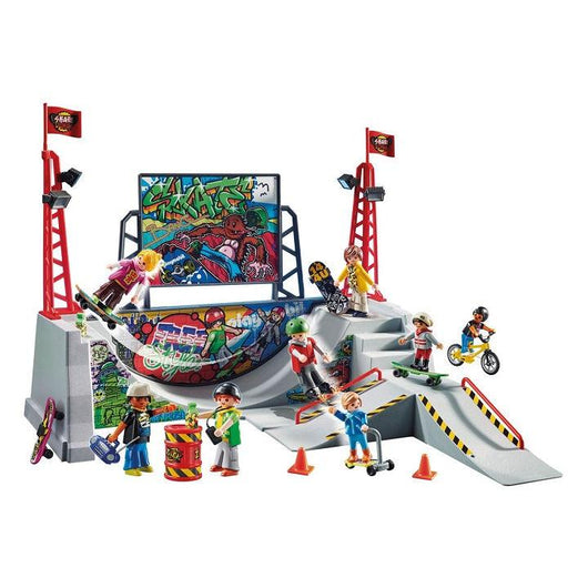 Playmobil פליימוביל 70168 סקייטפארק גדול - 70168 - צעצועים ילדים ודרקונים