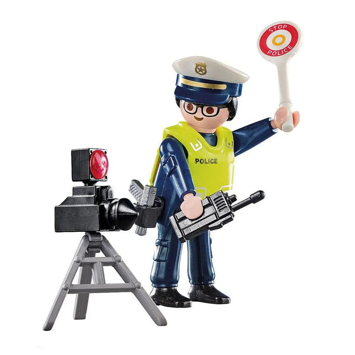 פליימוביל 70305 שוטר עם מכמונת מהירות - Playmobil - צעצועים ילדים ודרקונים