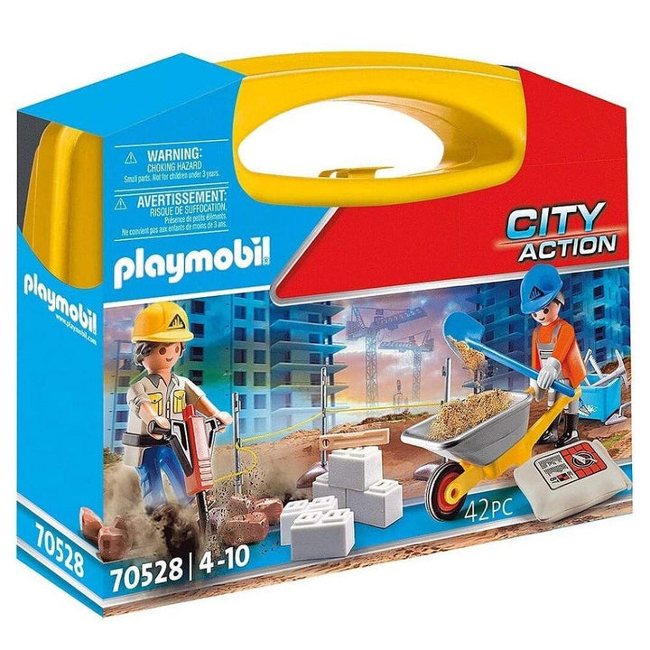 פליימוביל 70528 מזוודת נשיא אתר בניה - Playmobil - צעצועים ילדים ודרקונים