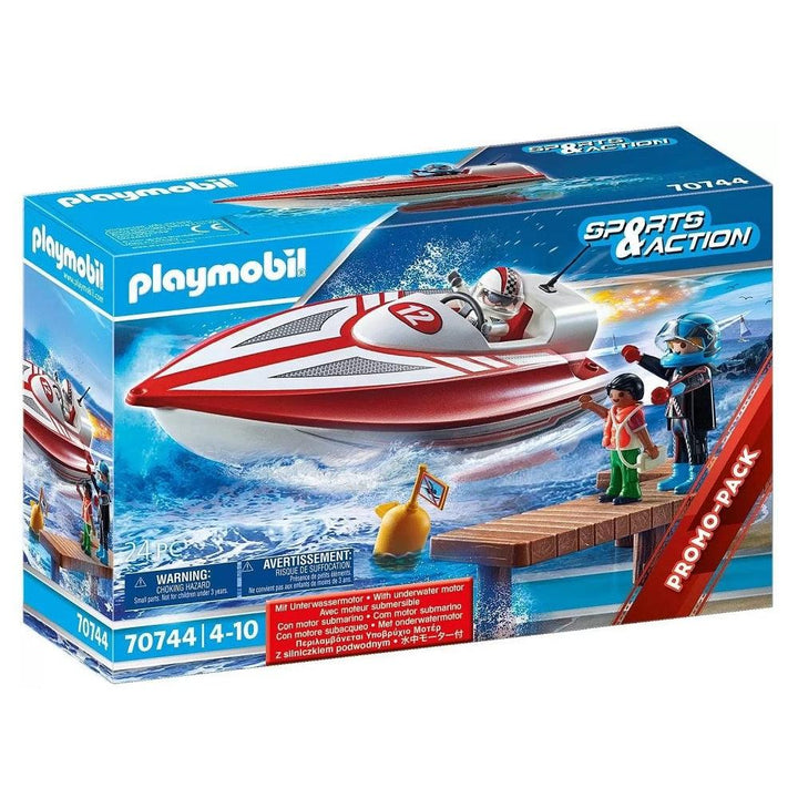 פליימוביל 70744 סירת מירוץ - Playmobil - צעצועים ילדים ודרקונים