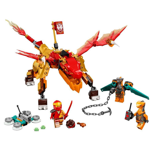 לגו נינג'גו 71762 דרקון האש של קאי (LEGO 71762 Kai's Fire Dragon EVO) - צעצועים ילדים ודרקונים
