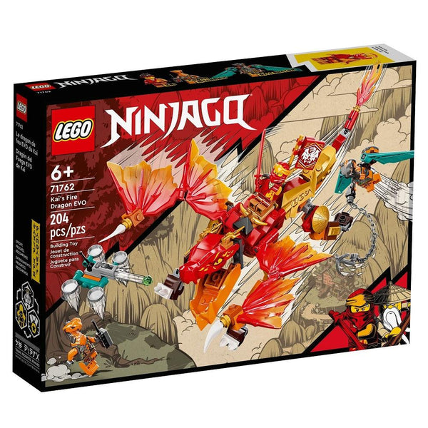 לגו נינג'גו 71762 דרקון האש של קאי (LEGO 71762 Kai's Fire Dragon EVO) - צעצועים ילדים ודרקונים