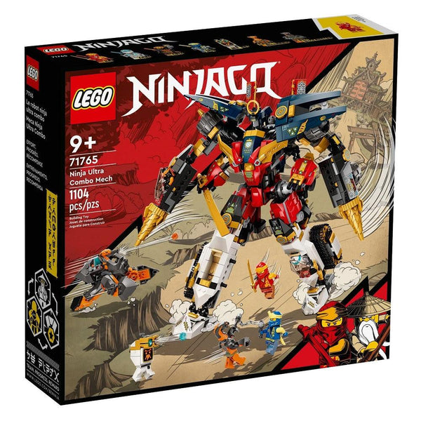 לגו נינג'גו 71765 רובוט אולטרה משולב (LEGO 71765 Ninja Ultra Combo Mech) - צעצועים ילדים ודרקונים