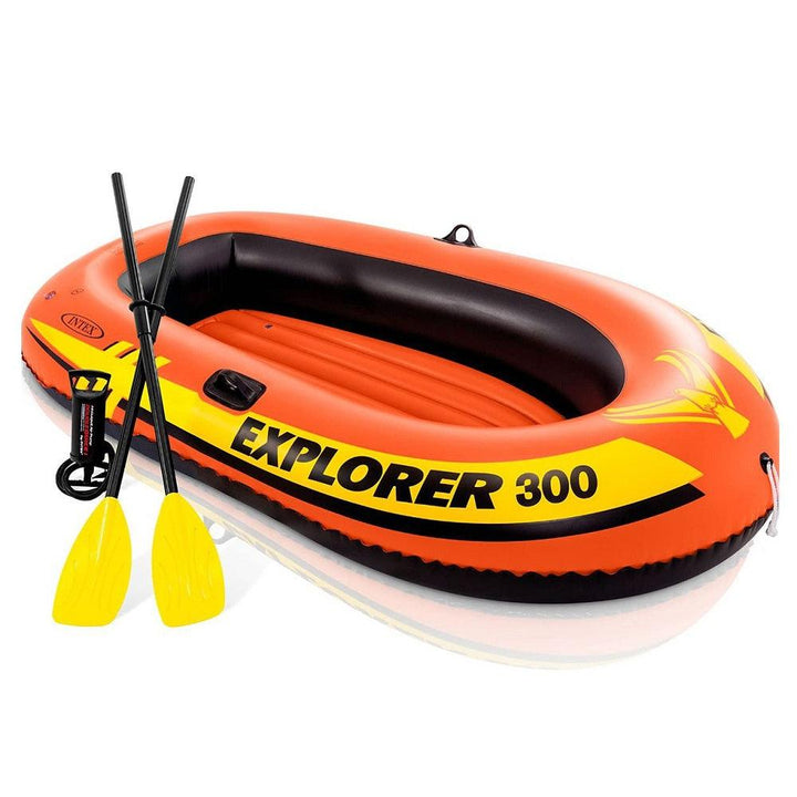 סירה 300 כולל משאבה ומשוטים - INTEX - צעצועים ילדים ודרקונים
