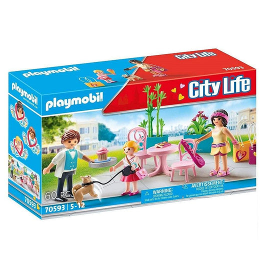 פליימוביל 70593 שופינג בעיר: הפסקת קפה - Playmobil - צעצועים ילדים ודרקונים
