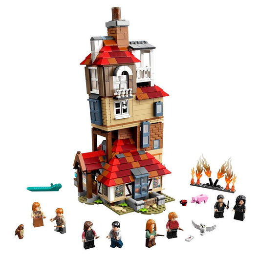 לגו 75980 המתקפה על המאורה (LEGO 75980 Attack on The Burrow) - צעצועים ילדים ודרקונים