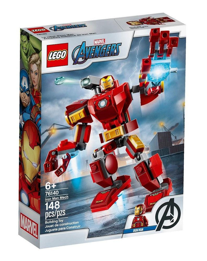 לגו 76140 איירון מן (LEGO 76140 Iron Man Mech) - צעצועים ילדים ודרקונים